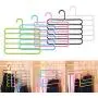 KYCPTNFJ 3 PCS Multi-Functional Non-Slip Pants Rack Hanger Scarf Tie Clothes Rack KYCPTNFJ 3 PCS Multi-Functional Non-Slip Pants Rack Hanger Scarf Tie Clothes Rack