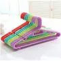 10pcs Plastic Hanger Thickening Slip-Resistant Racks Clothing Support Clothes Hanging Adult Hangers for Clothes Random Color 10pcs Plastic Hanger Thickening Slip-Resistant Racks Clothing Support Clothes Hanging Adult Hangers for Clothes Random Color