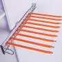 SYHmlxd Clothes Stand Clothes Tree Extendable Tie Storage Clothes Tree Rail Pants Hangers Trousers Rack Everyday Use Pull Ring (Color : Left Side, Size : 36cm)