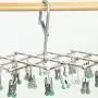 niumanery Windproof Foldable Quickly Remove Stainless Steel Laundry Clothes Drying Rack Drip Hanger with 18 Clips for Underwear Sock Glove Bra Pink niumanery Windproof Foldable Quickly Remove Stainless Steel Laundry Clothes Drying Rack Drip Hanger with 18 Clips for Underwear Sock Glove Bra Pink