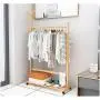 GGYDD Single Rail Bamboo Garment Rack, 8 Side Hook Tree Stand Rolling Coat Hanger for Jacket,Umbrella,Clothes,Hats,Scarf,Handbags-a 60x176cm(24x69inch) GGYDD Single Rail Bamboo Garment Rack, 8 Side Hook Tree Stand Rolling Coat Hanger for Jacket,Umbrella,Clothes,Hats,Scarf,Handbags-a 60x176cm(24x69inch)