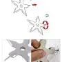 XIQUE Ninja Star Wall Hanger Coat Decorative Hook Creative Ninja Darts Decorative Metal Hooks for Clothes Wall Coat Hanger