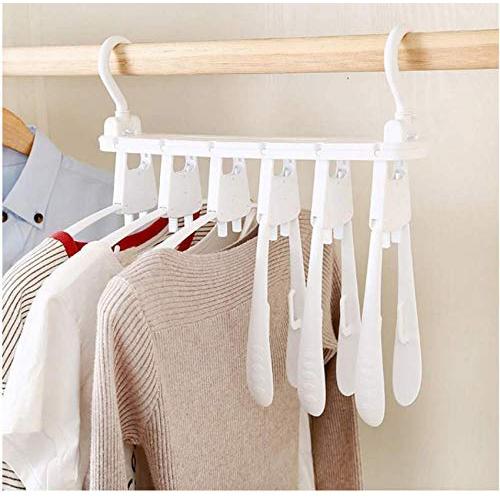 Foldable Clothes Cloth Hanger 2pcs Random Color Dryer Drying Clothing Rack Hangers for Tumble Hanging Laundry Stand Telescopic