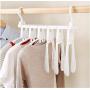 Foldable Clothes Cloth Hanger 2pcs Random Color Dryer Drying Clothing Rack Hangers for Tumble Hanging Laundry Stand Telescopic