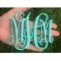 Rear view mirror charm, Rear view mirror initial charm, car charm, rear-view mirror monogram, gifts for teens, wooden initials, car charm