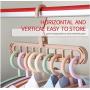 10pcs Random Color Multi-Function 360 Rotating Magic Hanger Nine-Hole Rotating Baby Clothes Hanger Wardrobe Drying Racks Home Storage Hangers