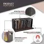 Stock Your Home DVD Storage Boxes with Powerful Magnetic Opening - DVD Tray Holds 28 DVD BluRay PS4 Video Games for Media Shelf Storage & Organization