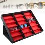 Clina Glasses Jewelry Box, Jewelry Box, 18 Grids Glasses Display Stand Sunglasses Storage Boxes Glasses Jewelry Organizer