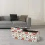 Otto & Ben Folding Toy Boxes Chest with Smart Lift Top Mid Century Upholstered Ottomans Bench Foot Rest for Bedroom and Living Room, 45 inch, Retro Floral Otto & Ben Folding Toy Boxes Chest with Smart Lift Top Mid Century Upholstered Ottomans Bench Foot Rest for Bedroom and Living Room, 45 inch, Retro Floral