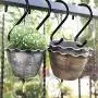 DINGEE 12 Pack 6 inch Large Heavy Duty S Hooks for Hanging, Non Slip Rubber Coated S Hooks,Steel Metal Black Vinyl Coated S Hooks for Hanging Plants,Closet Rod,Jeans,Jewelry Kitchen Pot Pan