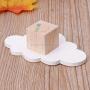Wood Hangers - Cute Cloud Hooks Wooden Clothes Hanger Wall Decor Children Bedroom Pendant