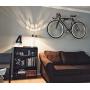 Play-Haus Design Walnut and Steel Indoor Bicycle Wall Mount Hanger Rack