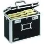 Vaultz Locking Personal File Organizer Tote Box, Letter Size, Black with Chrome (VZ00640) Vaultz Locking Personal File Organizer Tote Box, Letter Size, Black with Chrome (VZ00640)