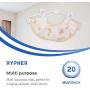 RYPHER New Plastic Hanger Clips, 20 Pack Hanger Clips for Plastic Hangers [Laundry Clips] Clothes Clips for Use with Plastic Clothes Hangers. Made in The USA with 100% Fully Recyclable Plastics.