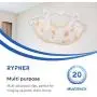 RYPHER New Plastic Hanger Clips, 20 Pack Hanger Clips for Plastic Hangers [Laundry Clips] Clothes Clips for Use with Plastic Clothes Hangers. Made in The USA with 100% Fully Recyclable Plastics.