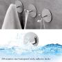 KoHuiJoo Self Adhesive Hooks, Adhesive Wall Hooks Heavy Duty, Removable Sticky Hanging Wall Hangers and Hooks for Robe Towel Home Office Kitchen Bedroom (Round 6 Pack)