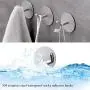 KoHuiJoo Self Adhesive Hooks, Adhesive Wall Hooks Heavy Duty, Removable Sticky Hanging Wall Hangers and Hooks for Robe Towel Home Office Kitchen Bedroom (Round 6 Pack) KoHuiJoo Self Adhesive Hooks, Adhesive Wall Hooks Heavy Duty, Removable Sticky Hanging Wall Hangers and Hooks for Robe Towel Home Office Kitchen Bedroom (Round 6 Pack)