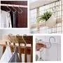 S-Shaped Hook for Closet Hooks, Bathroom Hooks, workshops and Other Heavy-Duty S-Shaped Hooks, Aluminum Alloy Metal Hooks, Length 105, Internal Opening 35, Diameter 6, mm (Solid) 6 Pieces S-Shaped Hook for Closet Hooks, Bathroom Hooks, workshops and Other Heavy-Duty S-Shaped Hooks, Aluminum Alloy Metal Hooks, Length 105, Internal Opening 35, Diameter 6, mm (Solid) 6 Pieces