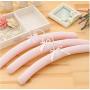 5 pcs/lot 41cm European Style Anti Skid Satin Padded Clothes Hangers for Adult Dress Hanger with Sponge Padded Seamless Hanging Random Color