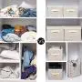 GRANNY SAYS Closet Organizer Bins with Lid, Storage Basket for Shelves, Closet Bins with Handle, Home and Office Boxes Organizer, Beige, Large, 3-Pack GRANNY SAYS Closet Organizer Bins with Lid, Storage Basket for Shelves, Closet Bins with Handle, Home and Office Boxes Organizer, Beige, Large, 3-Pack