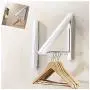 Retractable Clothes Hanging System Drying Rack Clothes Hanger Hanging Rod Wardrobe Foldable Aluminum for Space Saving Laundry Utility Room Retractable Clothes Hanging System Drying Rack Clothes Hanger Hanging Rod Wardrobe Foldable Aluminum for Space Saving Laundry Utility Room