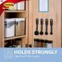 Command Small Clear Wire Hooks, 10 Hooks, 12 Strips - Easy to Open Packaging, Organize Damage-Free Command Small Clear Wire Hooks, 10 Hooks, 12 Strips - Easy to Open Packaging, Organize Damage-Free