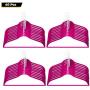 40 Count Huggable Hangers Felt Velvet Hangers Space Saving Coat Hanger Non Slip (Fuchsia)