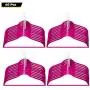 40 Count Huggable Hangers Felt Velvet Hangers Space Saving Coat Hanger Non Slip (Fuchsia)