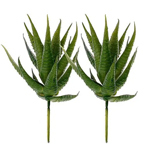 Supla 2 Pcs Textured Faux Succulent Pick, Spiky Green Haworthia Cactus,Artificial mini aloe,unpotted (green) Supla 2 Pcs Textured Faux Succulent Pick, Spiky Green Haworthia Cactus,Artificial mini aloe,unpotted (green)