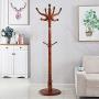 WZP Household Coat Rack Floor Solid Wood Creative Bedroom European Living Room Modern Combination Simple Wooden Hanger Modern