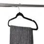 Good concept 100Pcs Hangers Hook Velvet Clothes Suit/Shirt/ Pants Non Slip Storage Organize