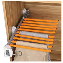 Closet Swing Arm Pants Hanger Bar Clothes Organizers for Space Saving and Storage,18" x 13-1/2"