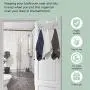 Sporgard Over The Door Hook Hanger, Heavy-Duty Organizer for Coat, Towel, Bag, Robe, Cap? Stainless Steel 8 Hooks Rack