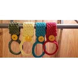 Kitchen towel holder/Hand towel holder/Hanging towel holder/Crochet towel holder/Kitchen towl hanger/Towel ring