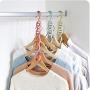 Clothes Hanger Clothing Organizer 10PC Multi Layers Cloth Hanger Hook Hangers Clothes Holder Rack Random Color
