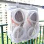 Net Wash Washing Bag Laundry Hanging Organizer Cleaning Zip Closure, Hanging Laundry Bag - Laundry Wash Net Bags, Laundry Wash Bag, Wash Cloth Hanger, Shoe Wash, Cute Laundry Bag