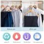 20Pcs DIY Creative Mini Antislip Clothes Hanger Home Easy Hook Closet Organizer Storage Rack Holder Hook Home Living Storage Random Color