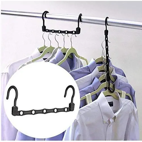 10pc Black Space Saving Hanger Plastic loset Hook Cloth Hanger Wardrobe Organizer Space Saver Bathroom Door Kitchen Towel Holder 10pc Black Space Saving Hanger Plastic loset Hook Cloth Hanger Wardrobe Organizer Space Saver Bathroom Door Kitchen Towel Holder
