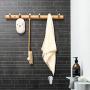 GGYDD Modern Wall Mounted Coat Rack, Wood Entryway Hanger Hook Rack with Strong Adhesiveness for Hats,Jacket,Clothes,Towels-Black 30cm(12inch) GGYDD Modern Wall Mounted Coat Rack, Wood Entryway Hanger Hook Rack with Strong Adhesiveness for Hats,Jacket,Clothes,Towels-Black 30cm(12inch)