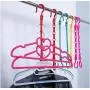 10pcs Random Color Portable Space Saver Wonder 5-Hole Magic Clothes Hanger Hook Closet 10pcs Random Color Portable Space Saver Wonder 5-Hole Magic Clothes Hanger Hook Closet