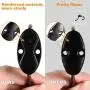E-Senior 10 Pack Wall Hooks Coat Hooks Towel Hook for Hanging Heavy Duty Hat Hook Double Wall Mounted Coat Hanger with Screws Cup Retro