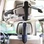 HAKRT Hanger Fashion Car Coat Hanger ABS+Metal Suit Slip Jacket Auto Back Seat Clip Holder Hanger for Clothes Bag in Car