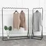 Coat Racks Home Storage Floor-Standing Solid Wood Wavy Hanger Coat Rack for Bedroom Living Room Door Hanger Multifunctional (Size : 39-inches）
