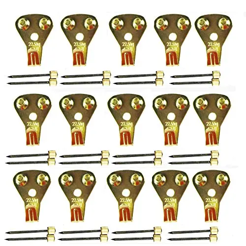 YSSWFW 15PCS Plaster Picture Hangers Picture Hangers for Plaster Walls Picture Hanging Kit (50LB) YSSWFW 15PCS Plaster Picture Hangers Picture Hangers for Plaster Walls Picture Hanging Kit (50LB)