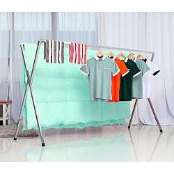 Decor Hut Laundry Drying Rack Chrome Foldable Indoor and Outdoor Use Folds Flat Easy Storage