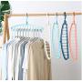 10pcs Random Color Useful Space Saver Wonder Magic Clothes Hanger, Closet Racks Hanging Coat Dress Hooks