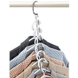 6 Pcs Shirts Clothes Hanger Holders Save Space Non-Slip Clothing Organizer Practical Racks Hangers for Clothes Storage