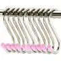 S Hooks for Hanging, Stainless Steel S Hooks, S Shaped Heavy Duty Hanging Hanger Closet Hooks for Jeans, Kitchen, Bathroom, Plants, 10 Pack, 4.3''
