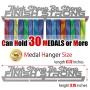 VICTORY HANGERS Motivational Medal Hanger Display Rack - 17.72 in