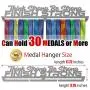 VICTORY HANGERS Motivational Medal Hanger Display Rack - 17.72 in